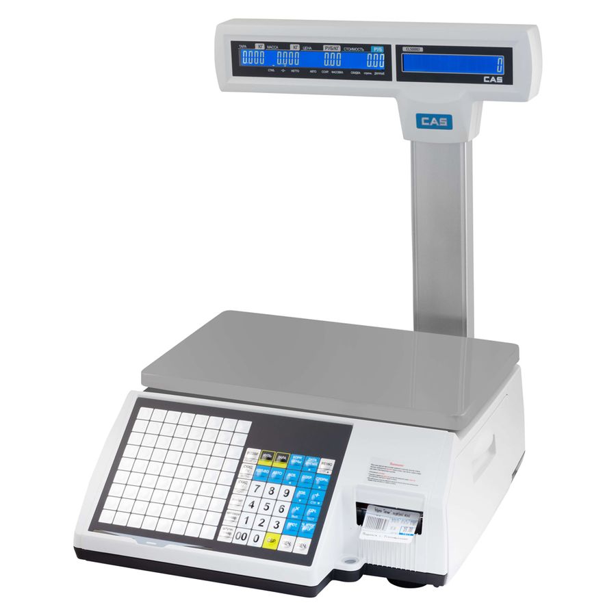 Весы торговые с печатью этикеток CL5000J-06IP