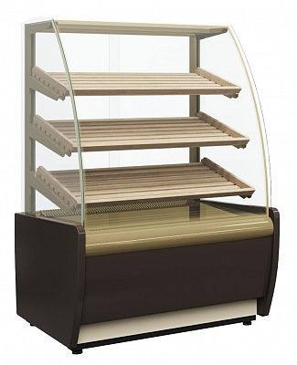 Витрина хлебная K70 N 1,3-2 LIGHT Bread цвет по схеме (без стекла) (стандарт, пластик 0011 (серый))