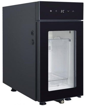 Холодильник для молока ICEBOX BR9CN 9л c контейнером, стекло