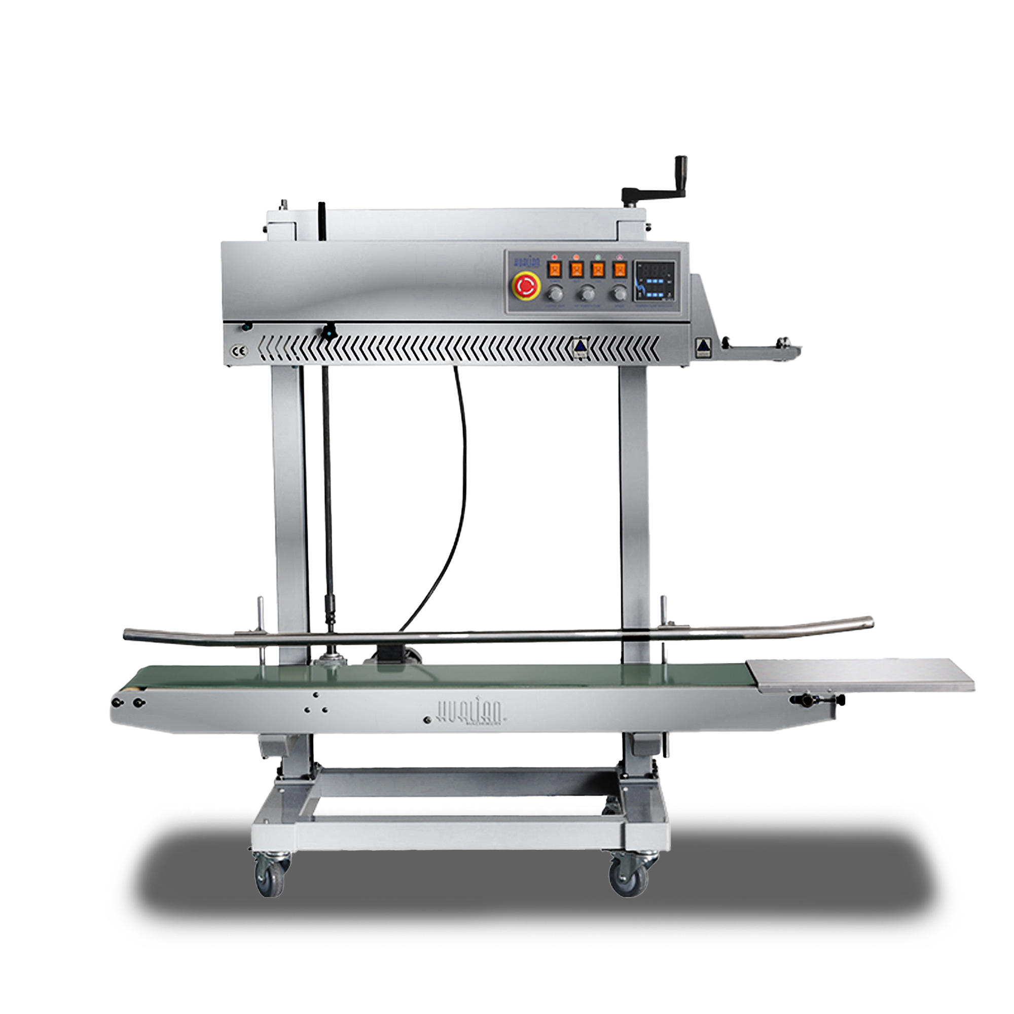 Роликовый (конвейерный) запайщик для тяжелых мешков FRCM-1120L SS (нерж., датер)