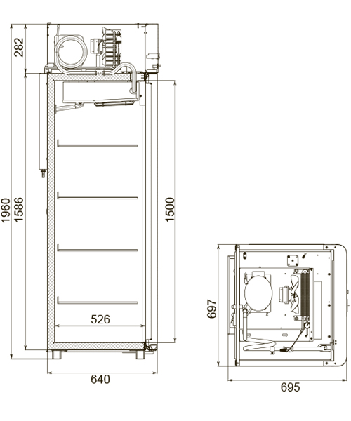 Габариты Polair CV105-Gm