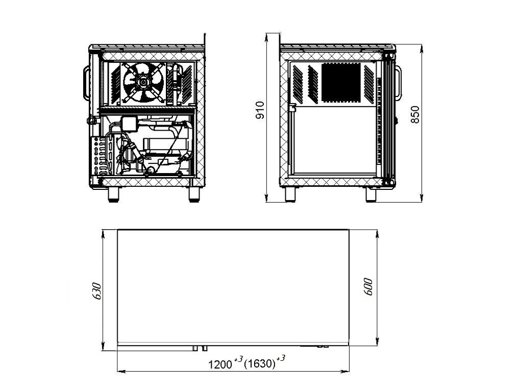 Габариты Polair TD2-G
