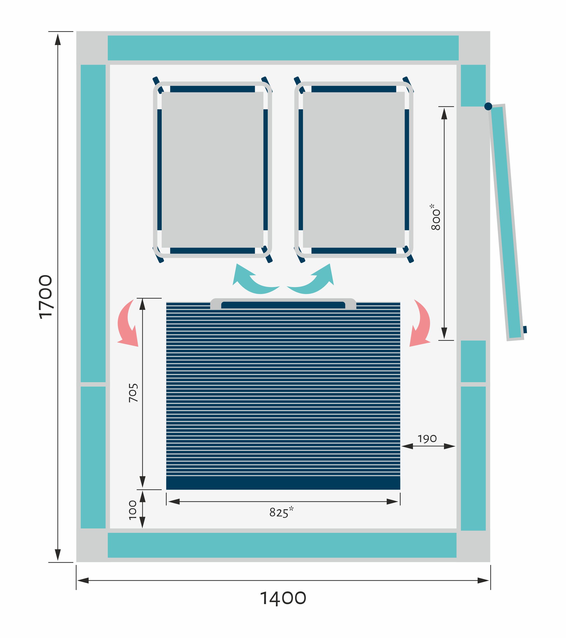 Габариты Polair BCF 20.1.T1
