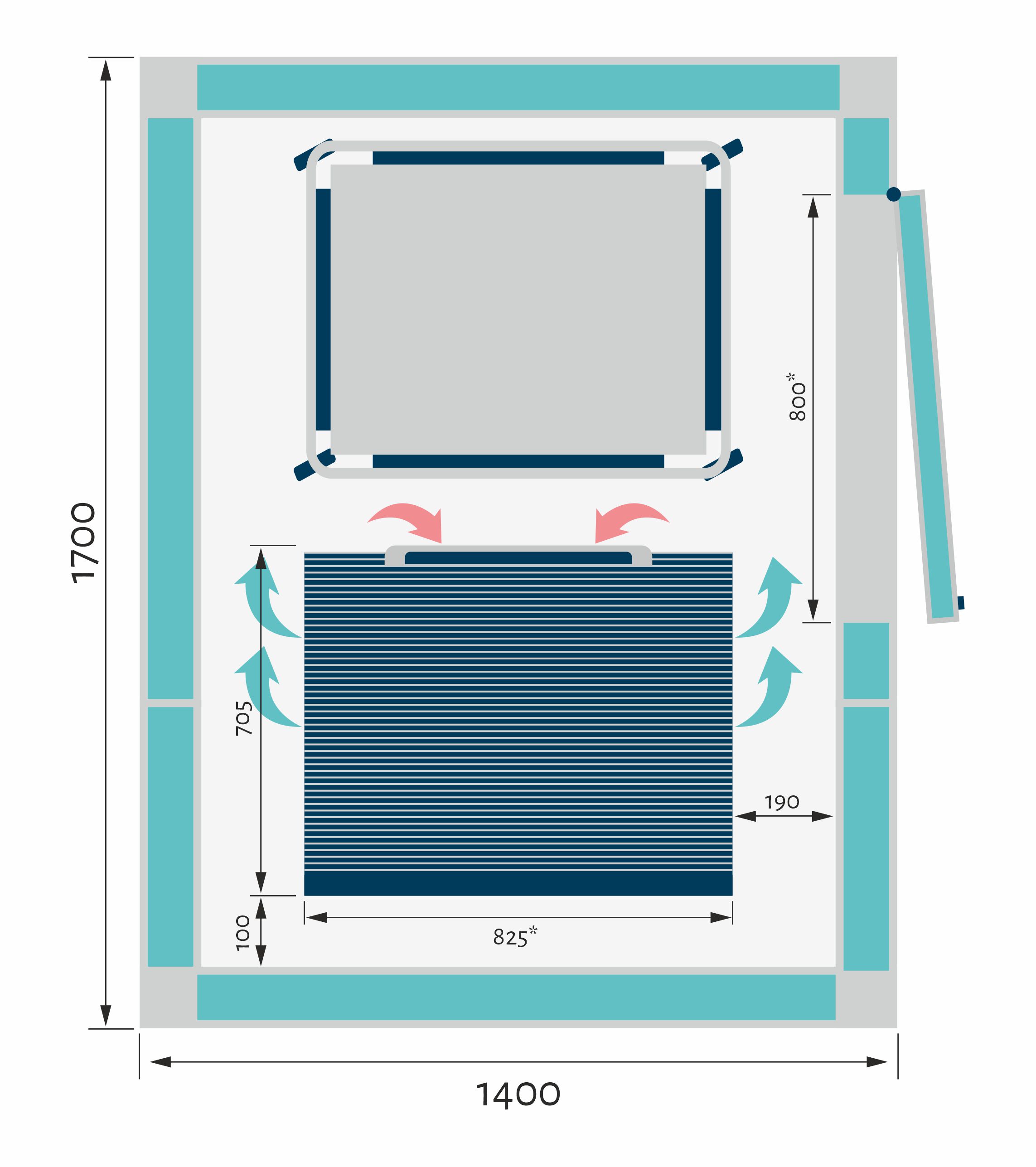 Габариты Polair BCF 20.1.T1