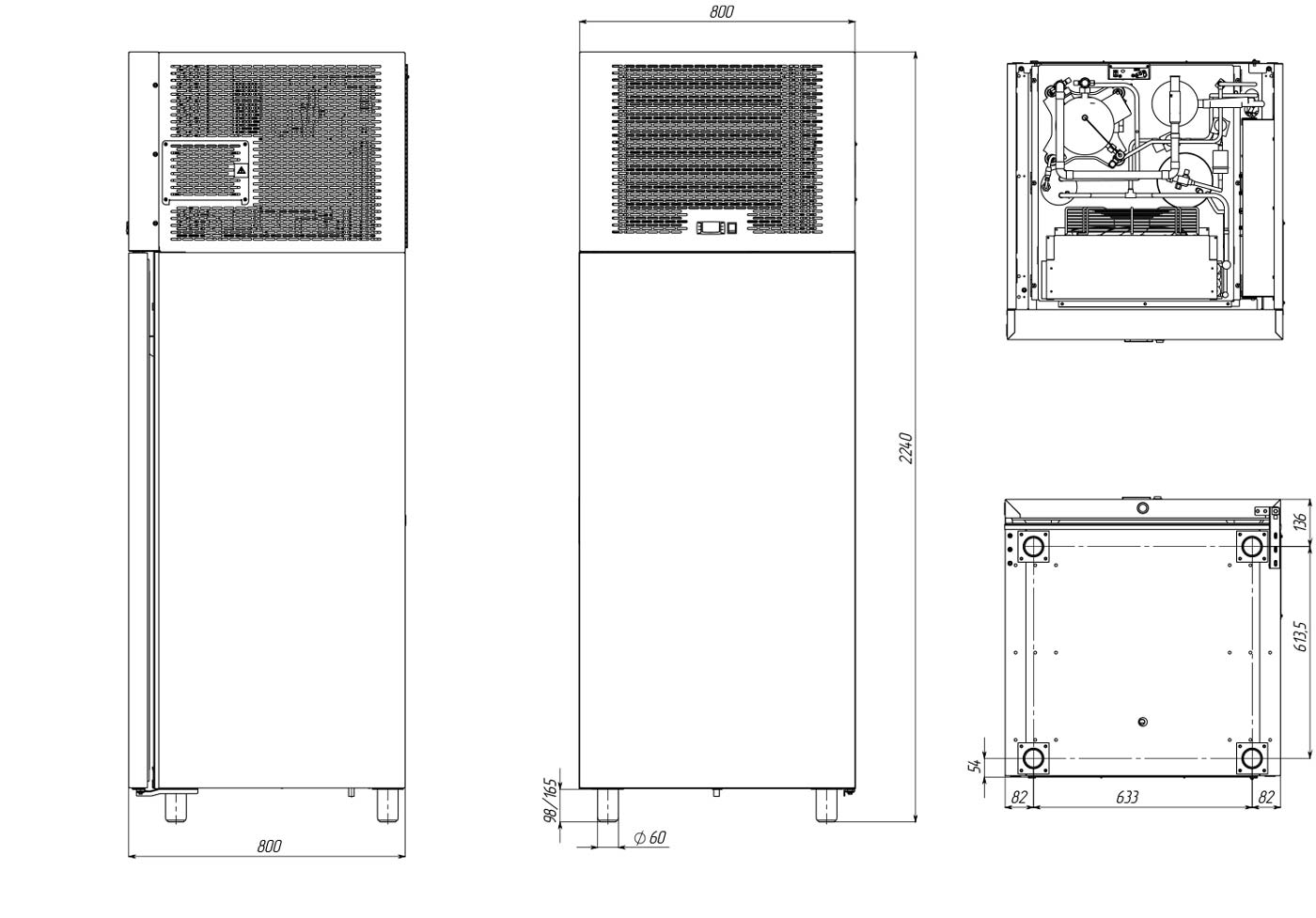 Габариты Polair CRt20-L