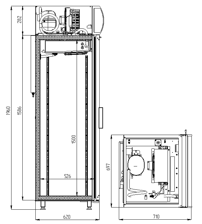 Габариты Polair DB105-S