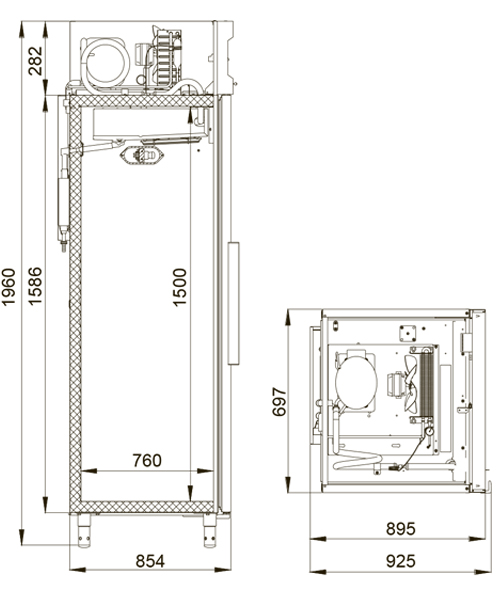 Габариты Polair CM107-S